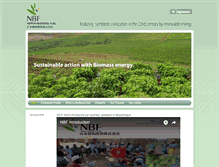 Tablet Screenshot of nbf-web.com